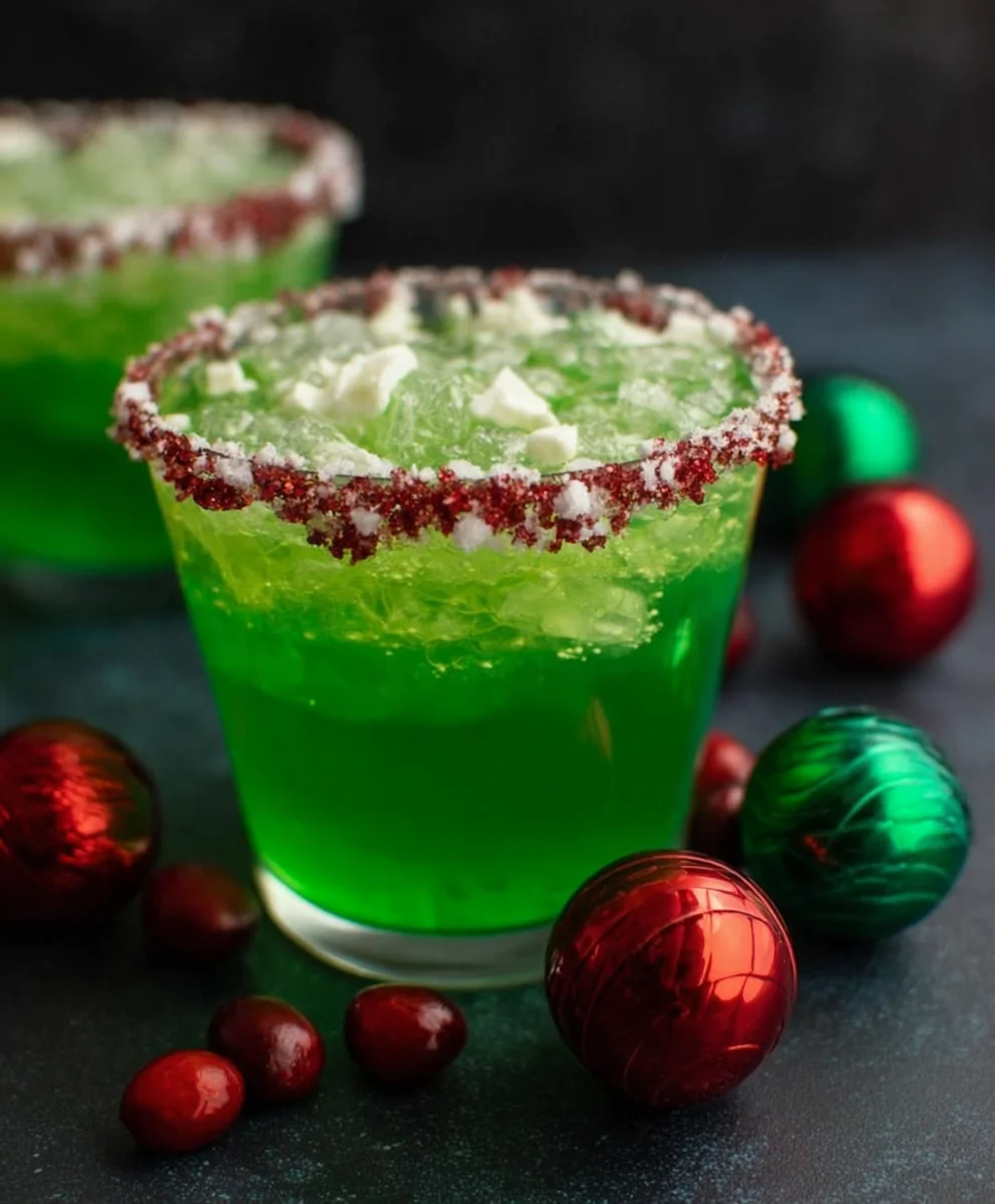 Grinch Cocktail Recipe - Festive Non-Non-Non-Alcoholic Alternativeic Drink