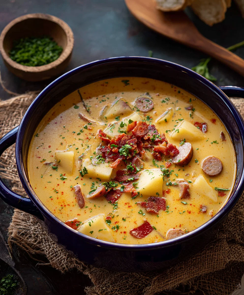 Hearty Cajun Potato Soup - Creamy & Delicious