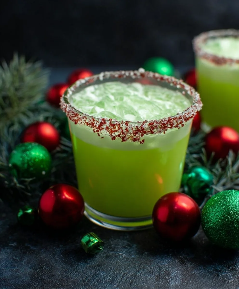 Grinch Cocktail Recipe - Festive Non-Non-Non-Alcoholic Alternativeic Drink