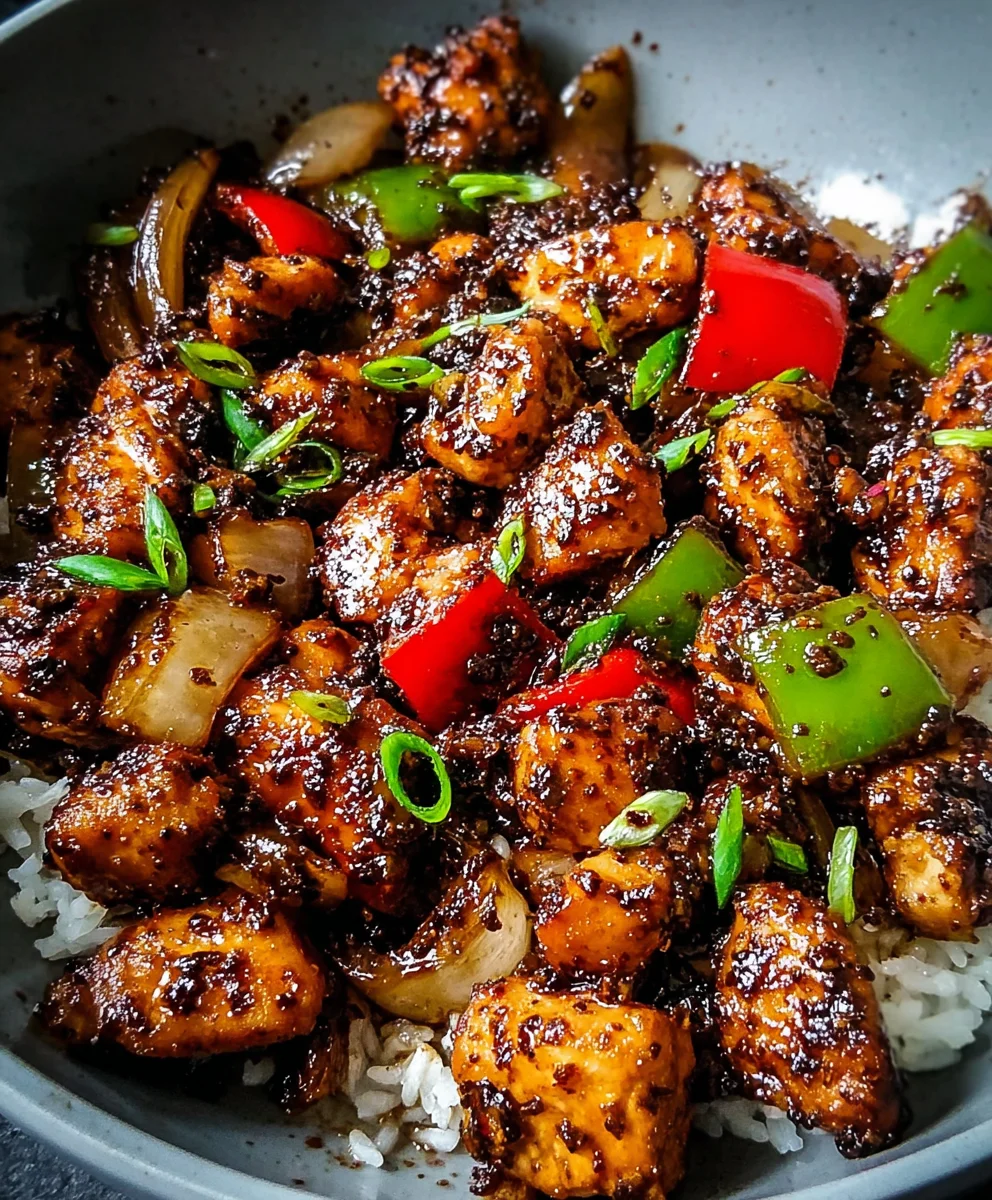 Quick & Easy Black Pepper Chicken Recipe