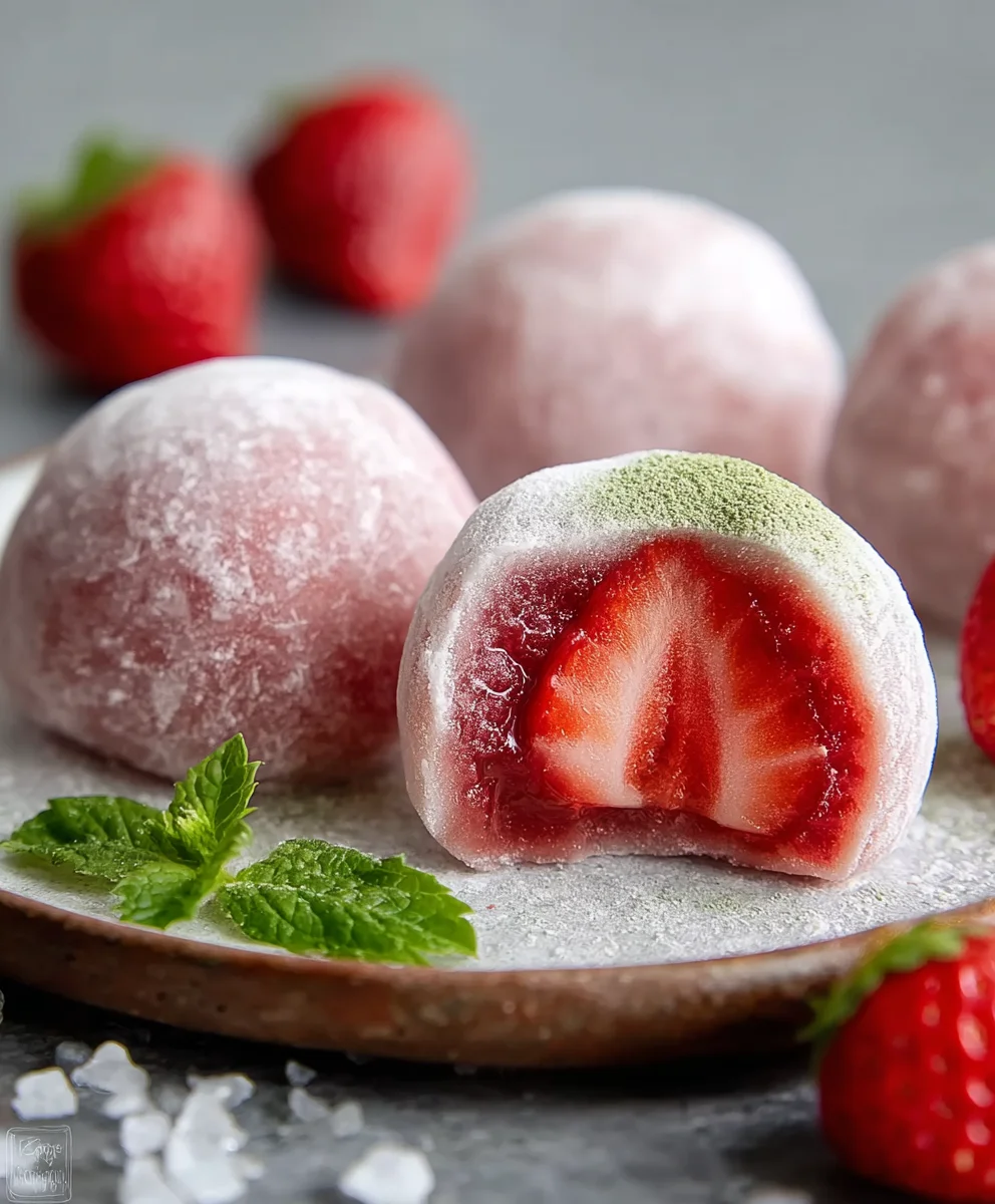 Delicious Strawberry Mochi Recipe - Sweet Japanese Treat