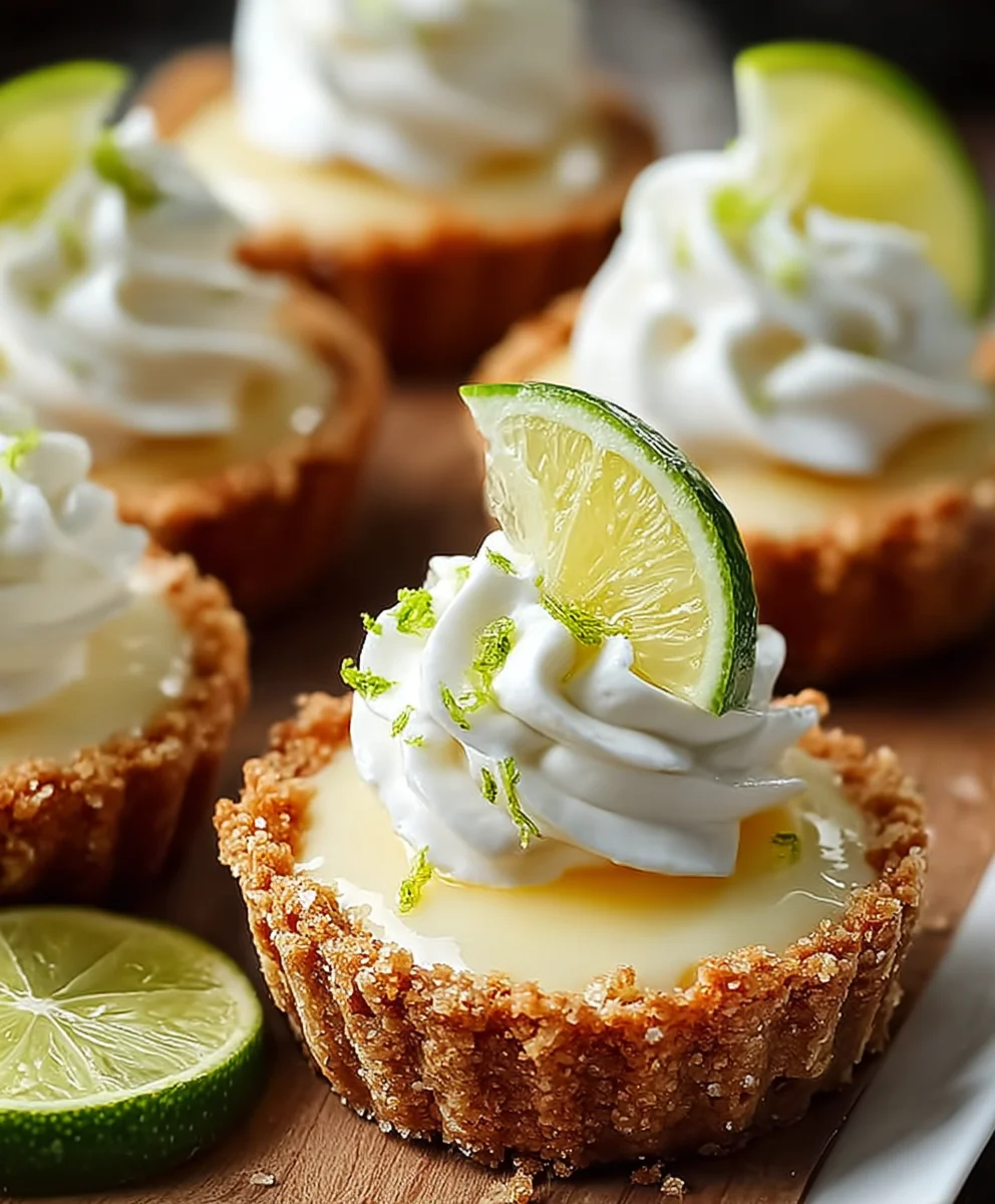 Mini Key Lime Pies- Easy Tangy Dessert Recipe