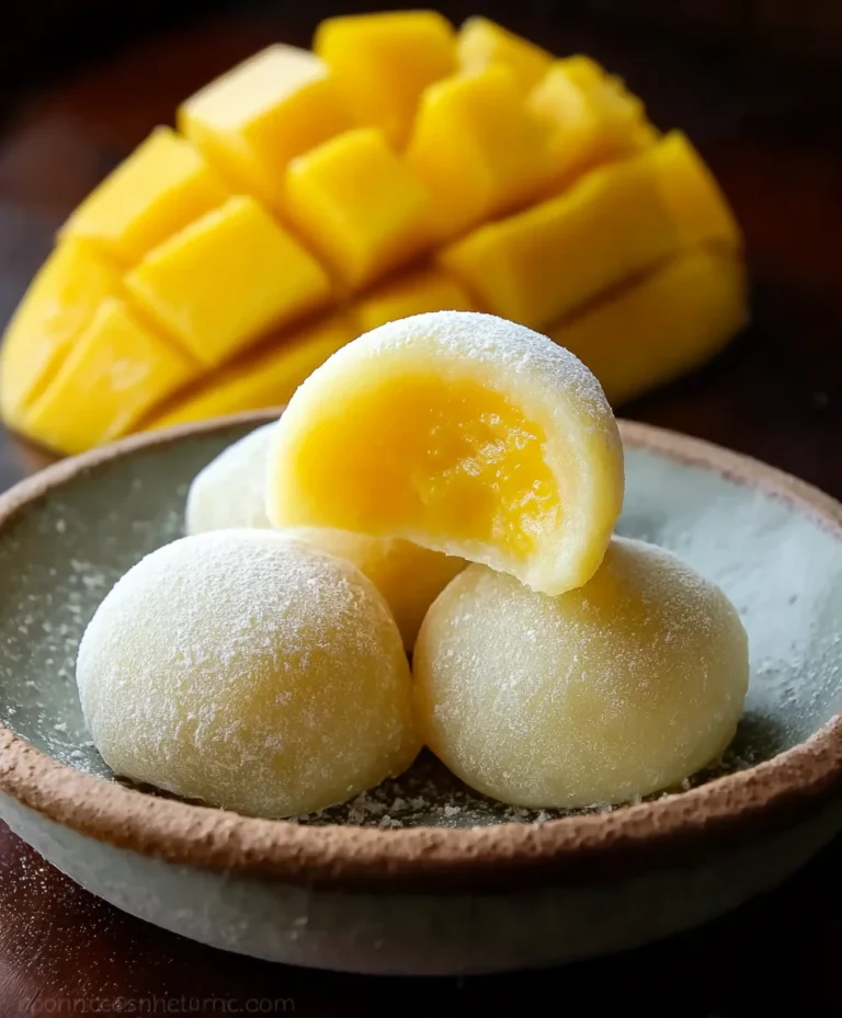 Easy Mango Mochi Recipe – Chewy Sweet Treat