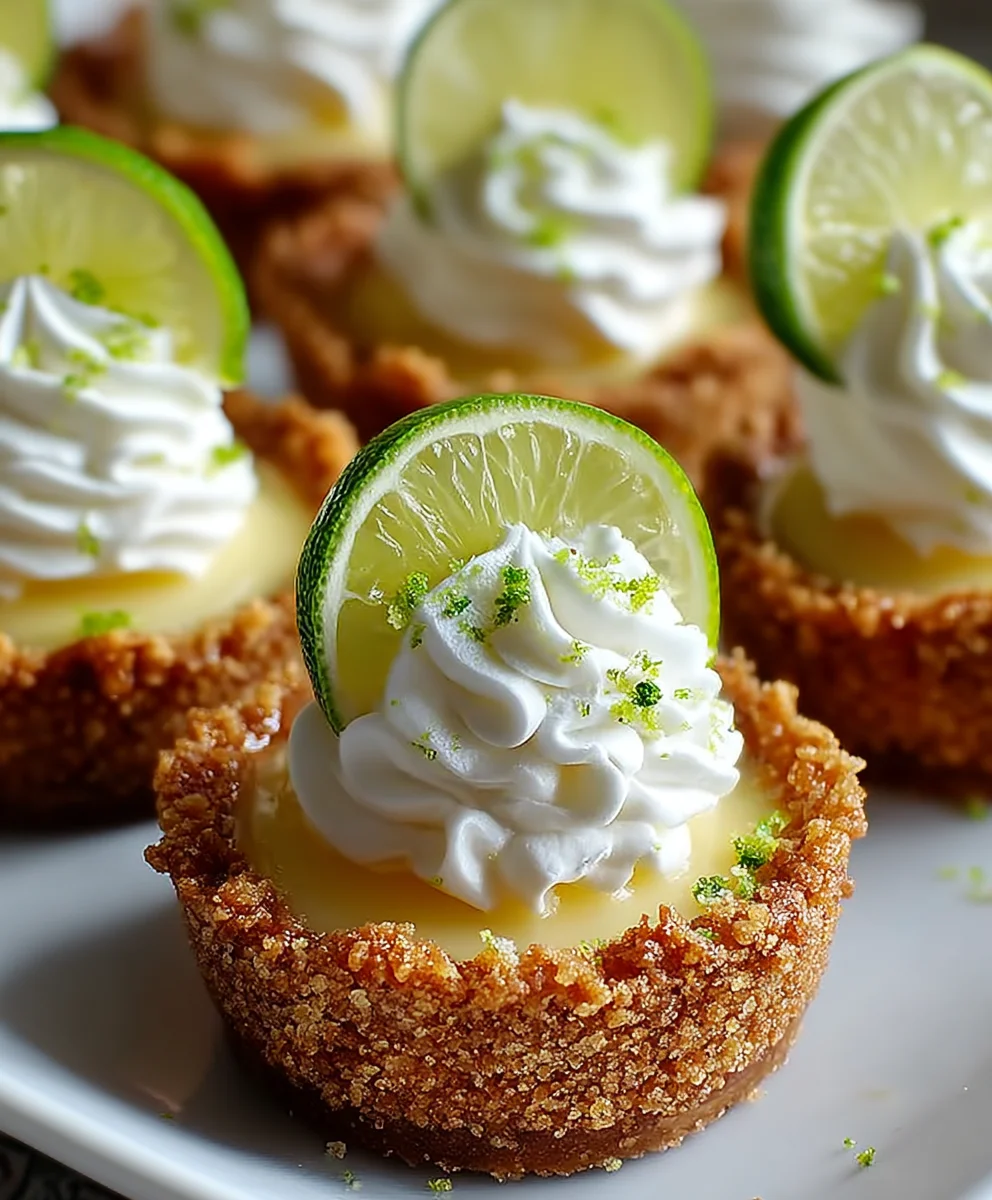 Mini Key Lime Pies- Easy Tangy Dessert Recipe