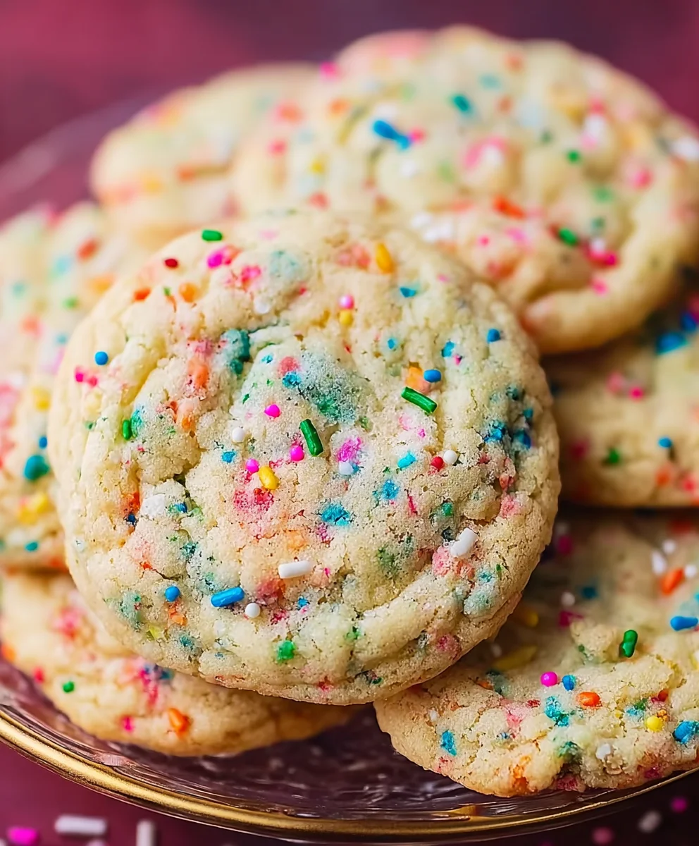 Easy Funfetti Cookies - Sprinkle-Filled Delight