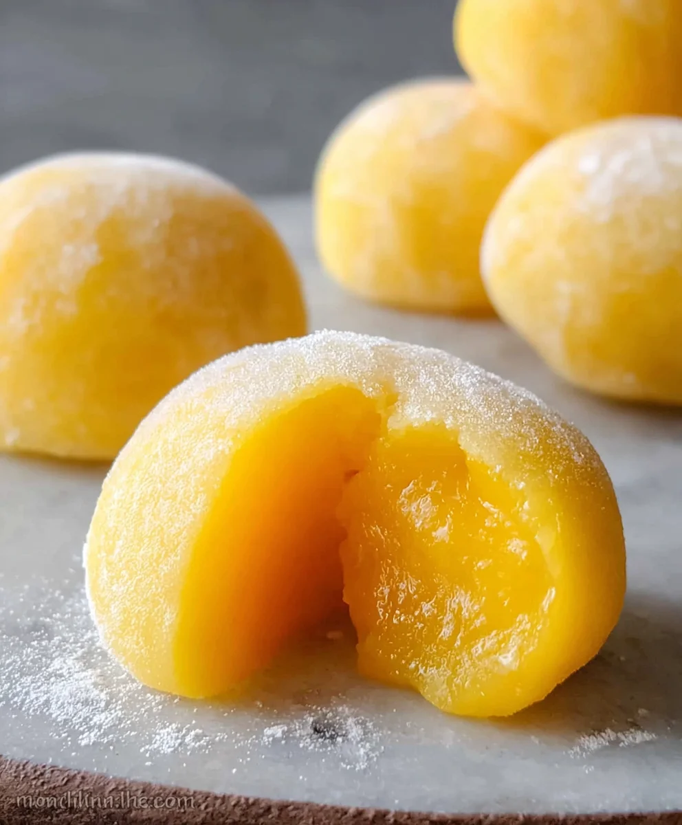 Easy Mango Mochi Recipe - Chewy Sweet Treat