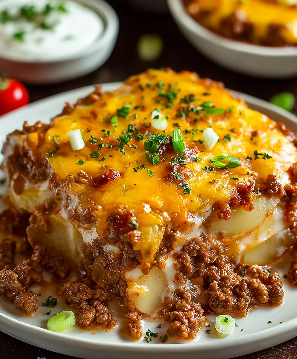 Easy Hobo Casserole Ground Beef Dinner