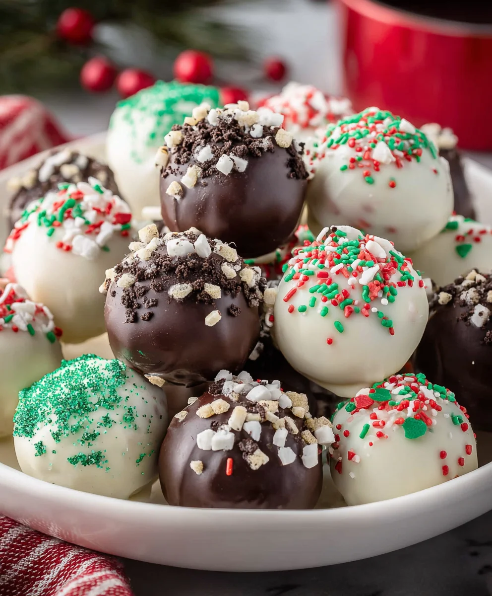 Easy Christmas Oreo Balls Recipe - Festive & Delicious