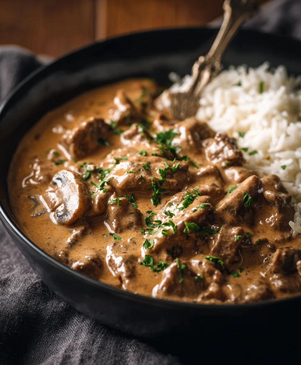 Gordon Ramsay Beef Stroganoff-Easy & Delicious