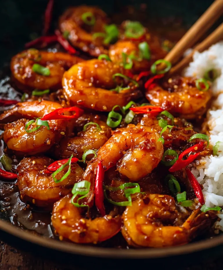 Spicy Asian Chilli Garlic Prawns Recipe
