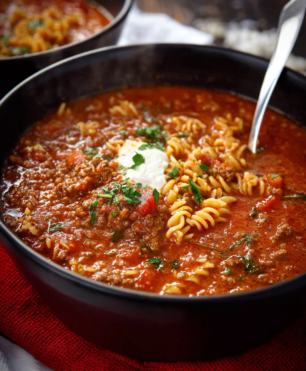 Easy Lasagna Soup Recipe-Hearty Comfort Food