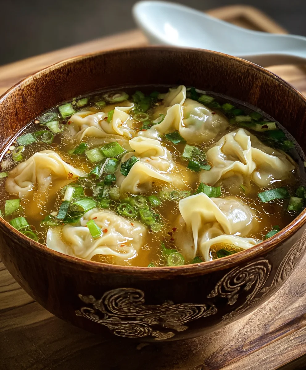 Easy Beef Wonton Soup - Quick & Delicious Recipe