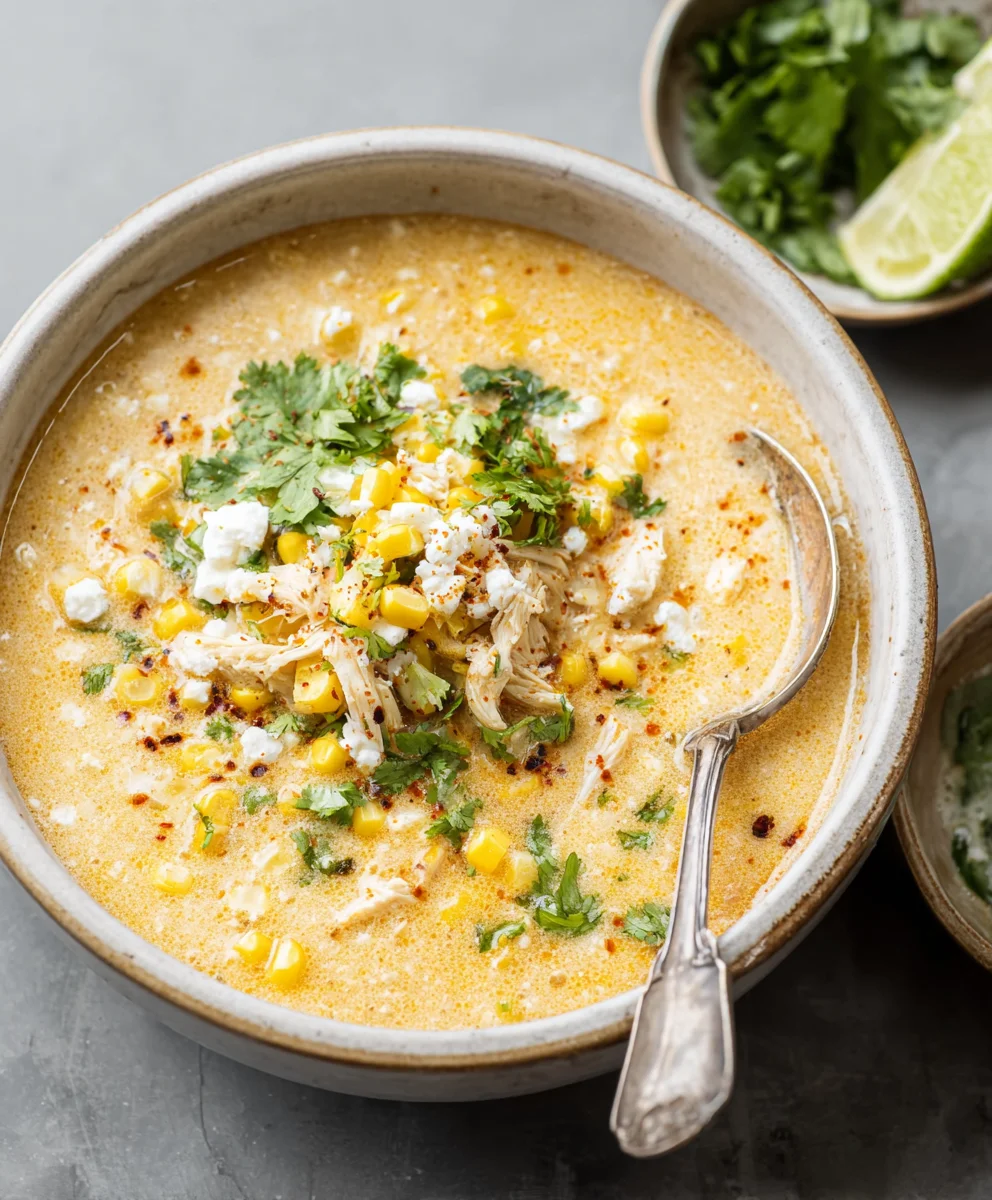 Authentic Mexican Street Corn Soup Recipe - Flavorful & Easy