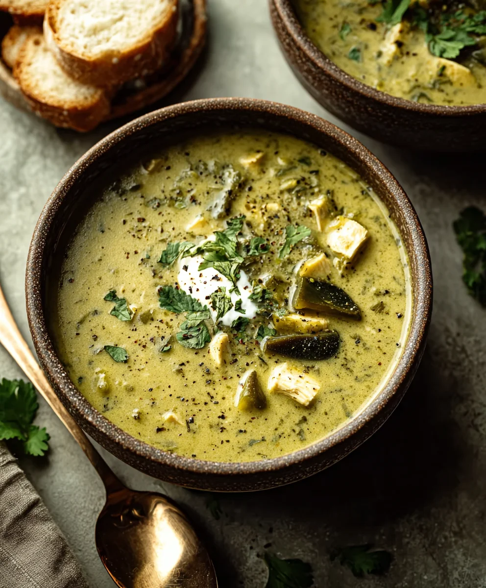 Roasted Poblano Soup - Ultimate Comfort Recipe