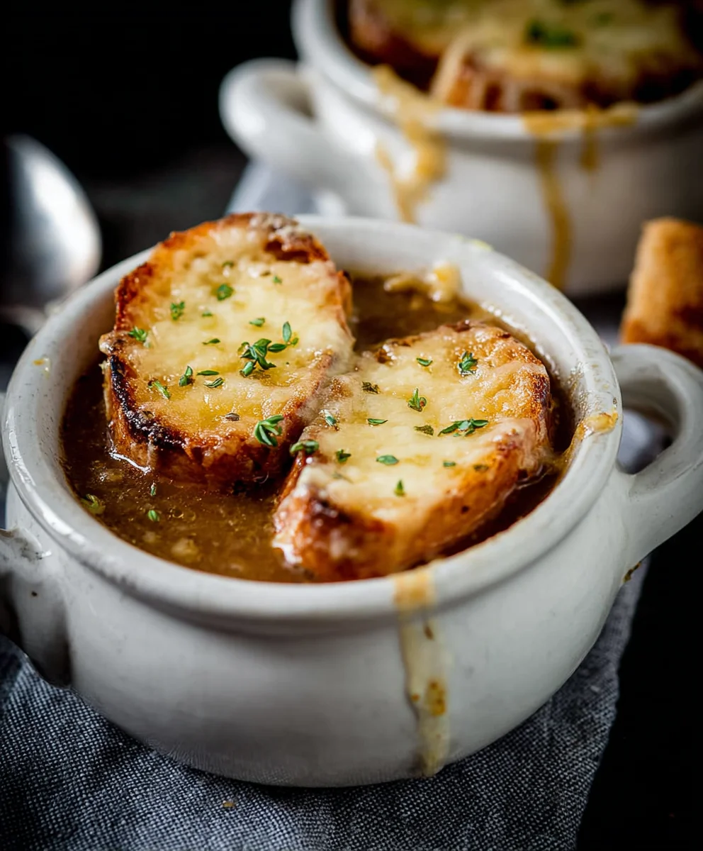 Classic French Onion Soup Recipe- Rich & Delicious