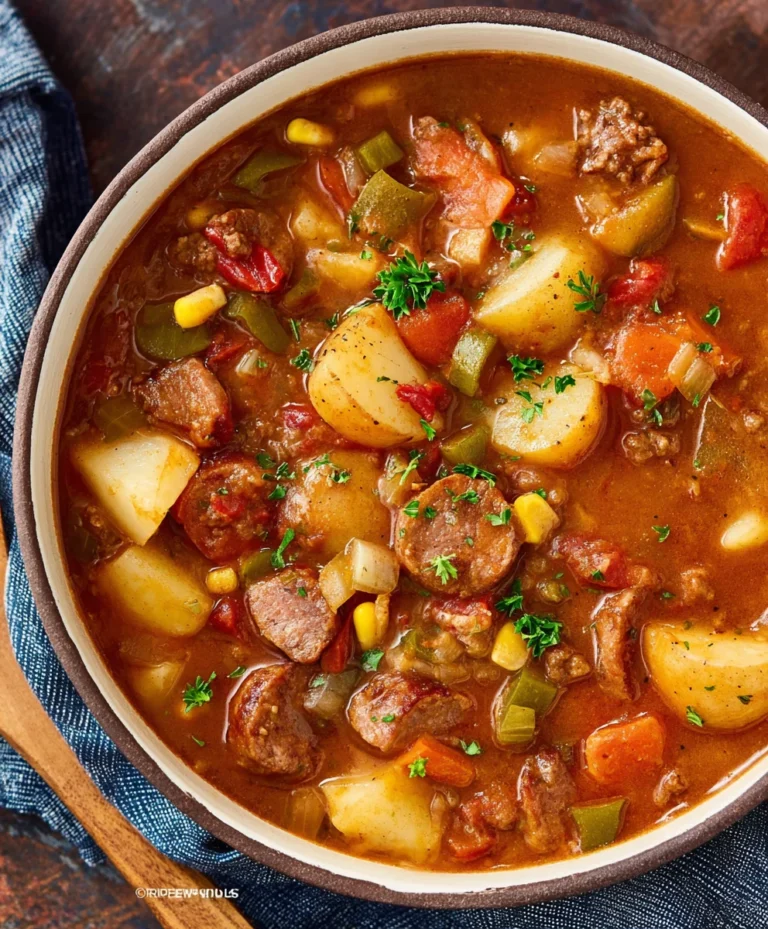 Hearty Beef Cowboy Stew- Easy Flavorful Recipe