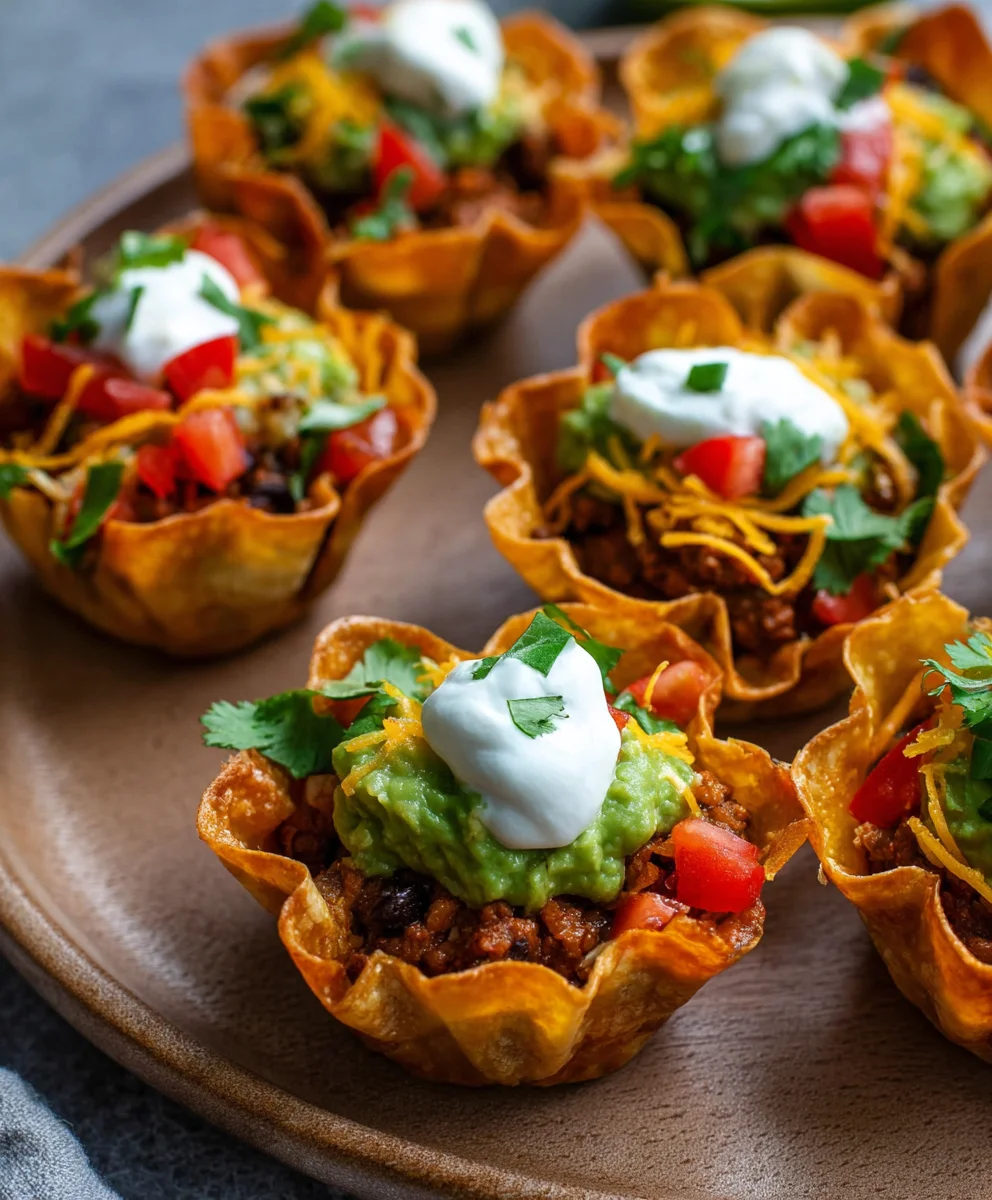 Easy Beef Taco Cups Quick-Fix Dinner Delight