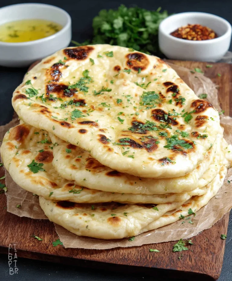 Easy Homemade Naan Bread Recipe- Soft & Fluffy
