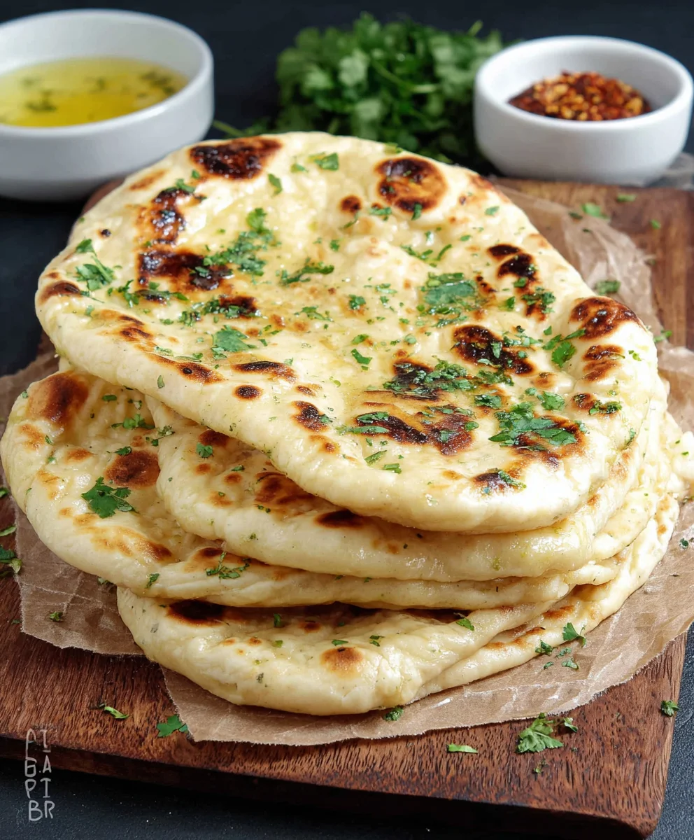 Easy Homemade Naan Bread Recipe- Soft & Fluffy