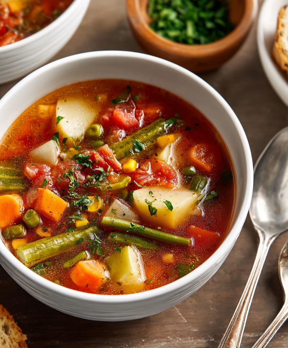 Easy Vegetable Soup- Quick & Wholesome Comfort Food
