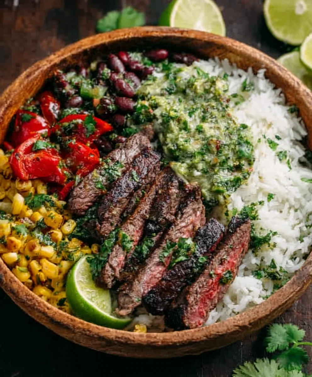 Cilantro Lime Beef Steak Bowls- Quick & Flavorful