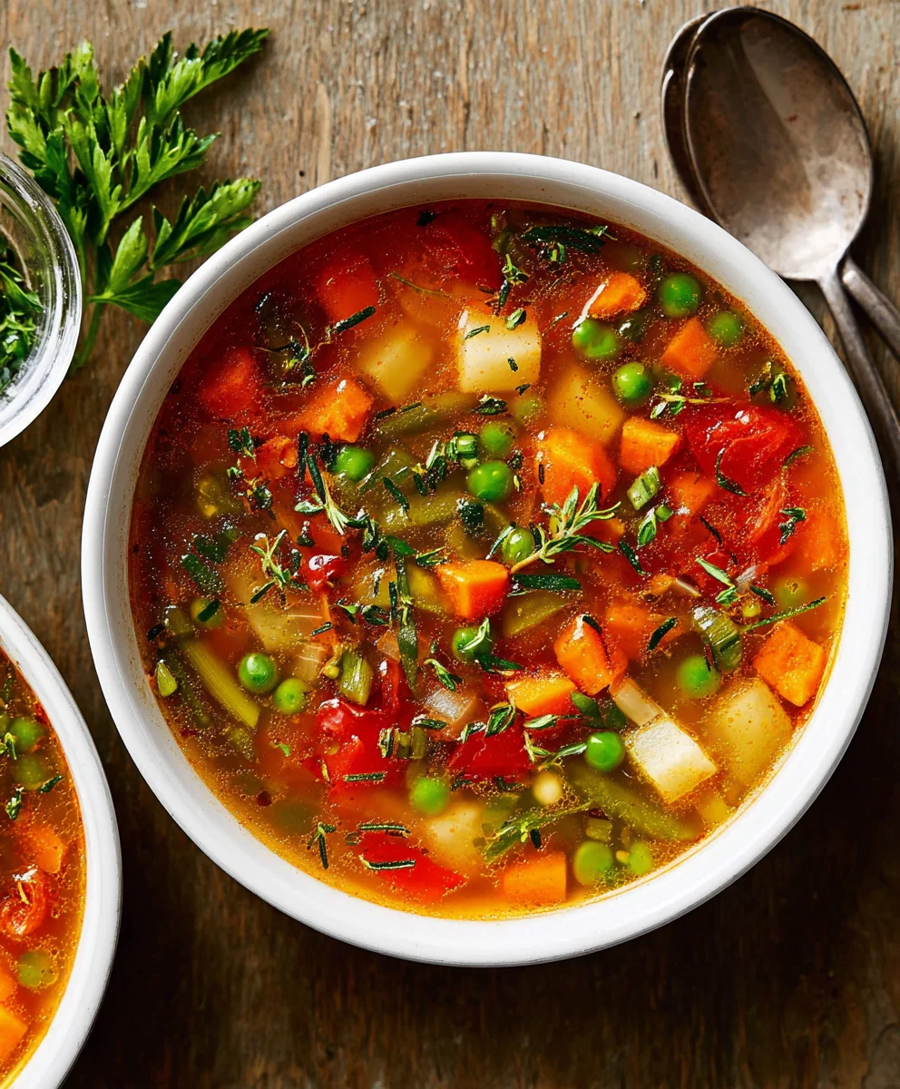 Easy Vegetable Soup- Quick & Wholesome Comfort Food