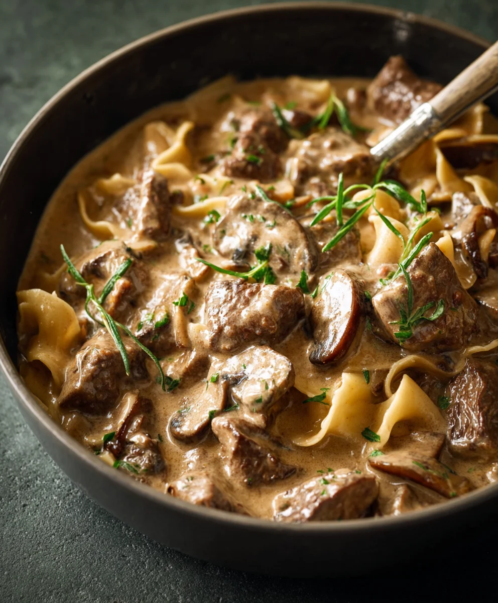 Gordon Ramsay Beef Stroganoff-Easy & Delicious