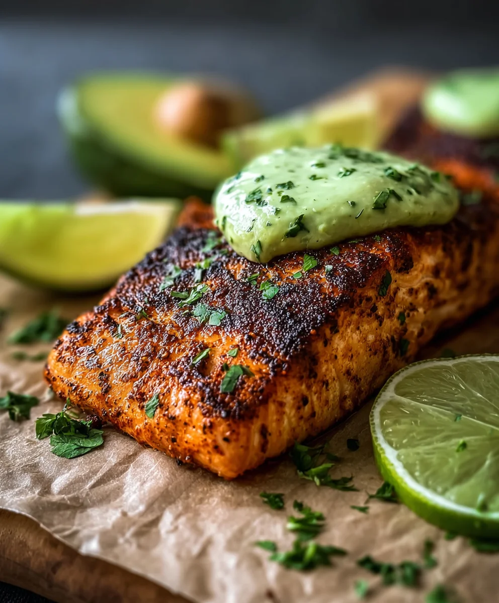 Cajun Salmon Avocado Lime - Zesty & Easy Recipe