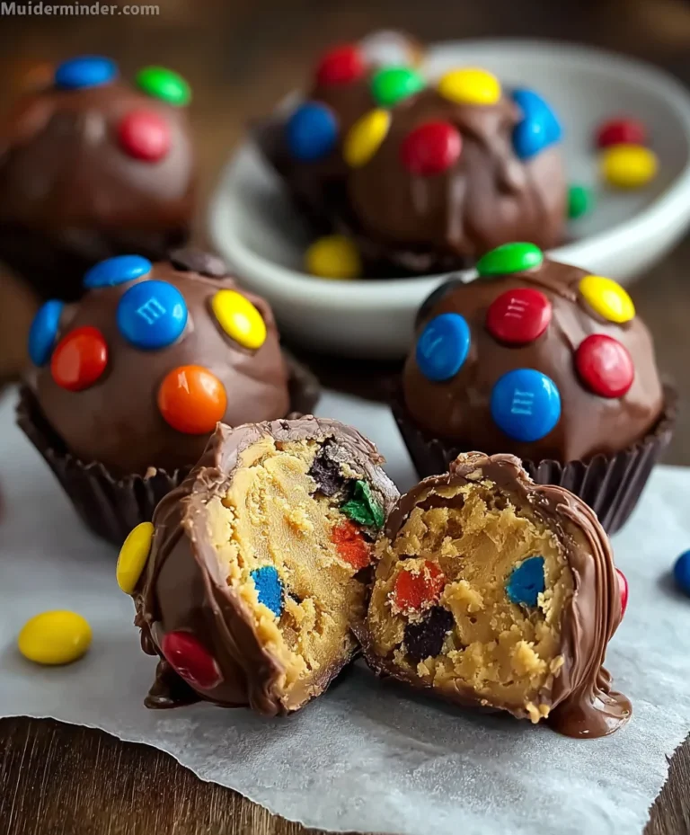 Peanut Butter M-Ms Truffles- Easy Decadent Treat