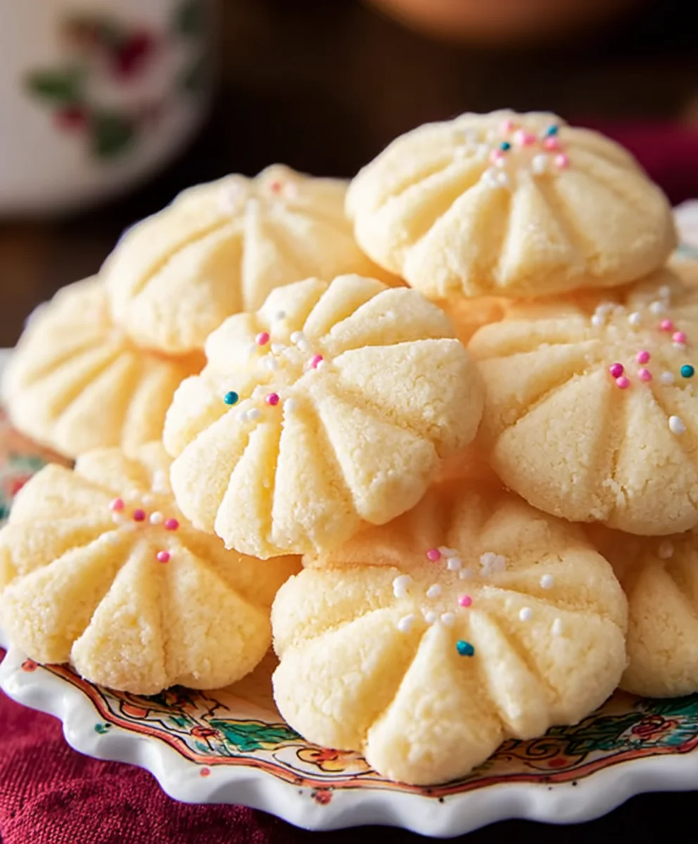 Melt-in-Your-Mouth Whipped Shortbread Recipe