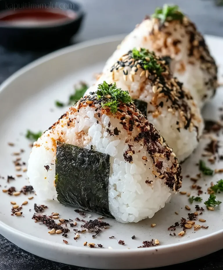Spicy Tuna Onigiri Recipe-Easy Japanese Rice Balls