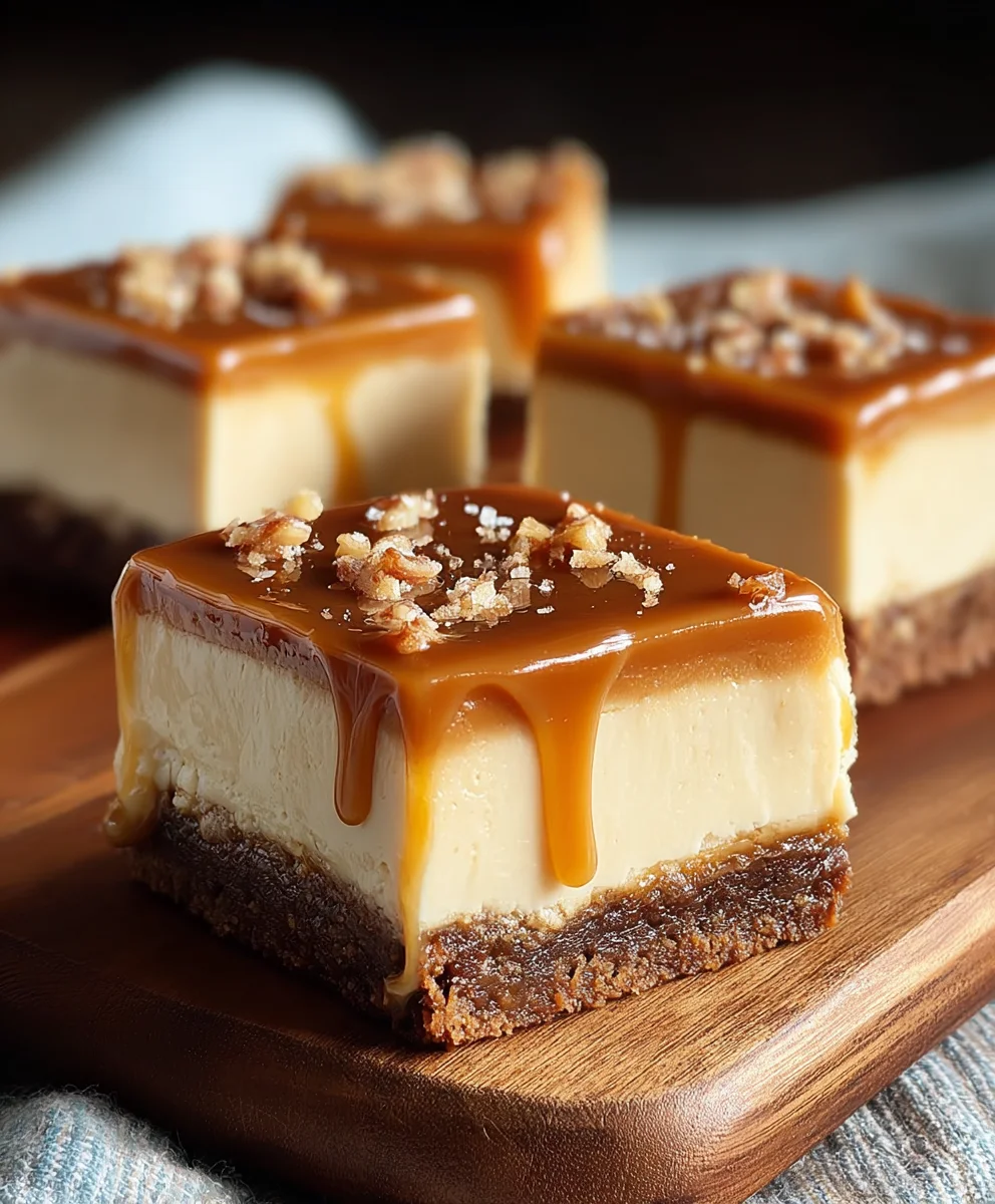 Dulce de Leche Cheesecake Bars-Irresistible Treat
