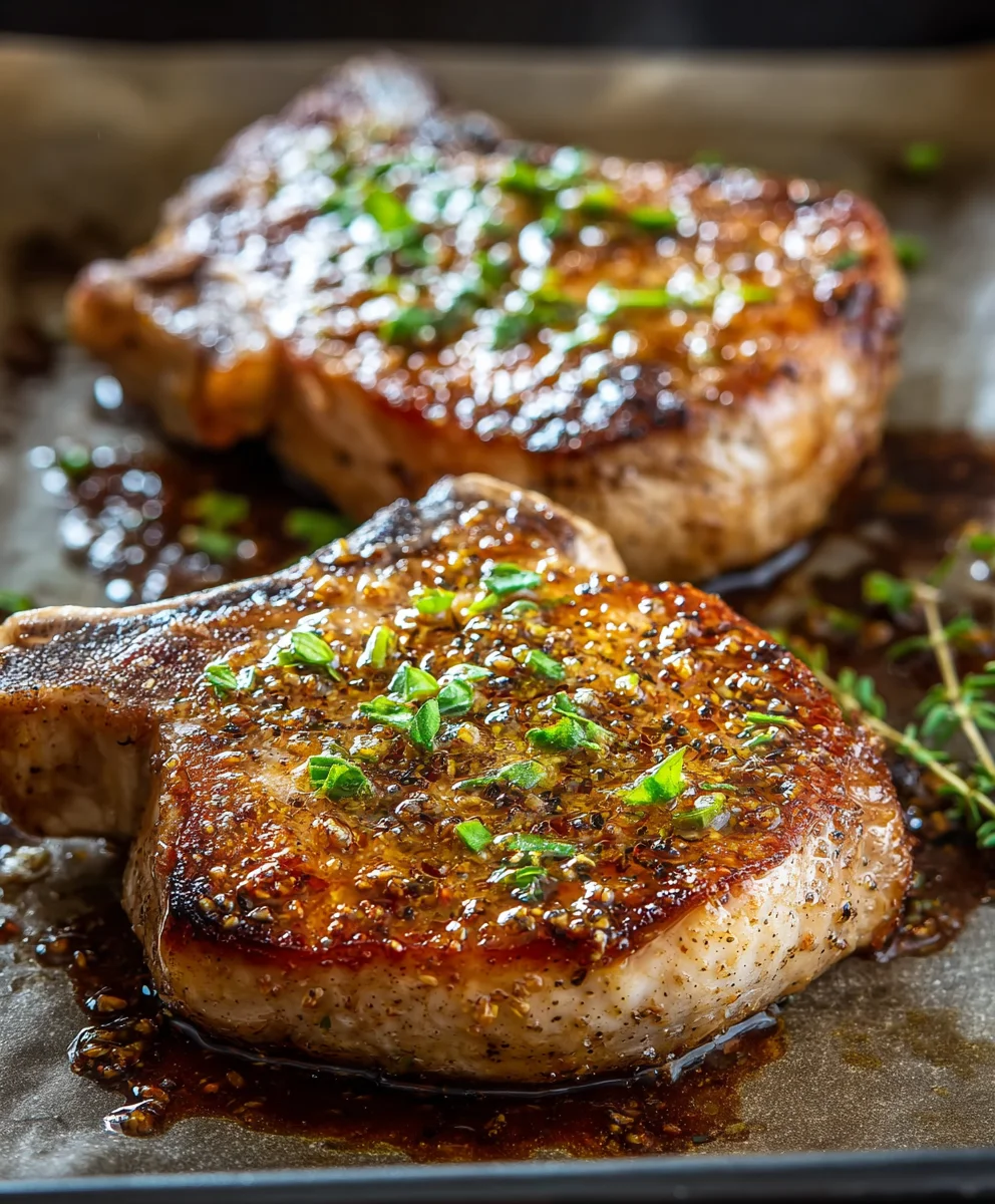Honey Mustard Beef Chops Oven Recipe - Easy Dinner