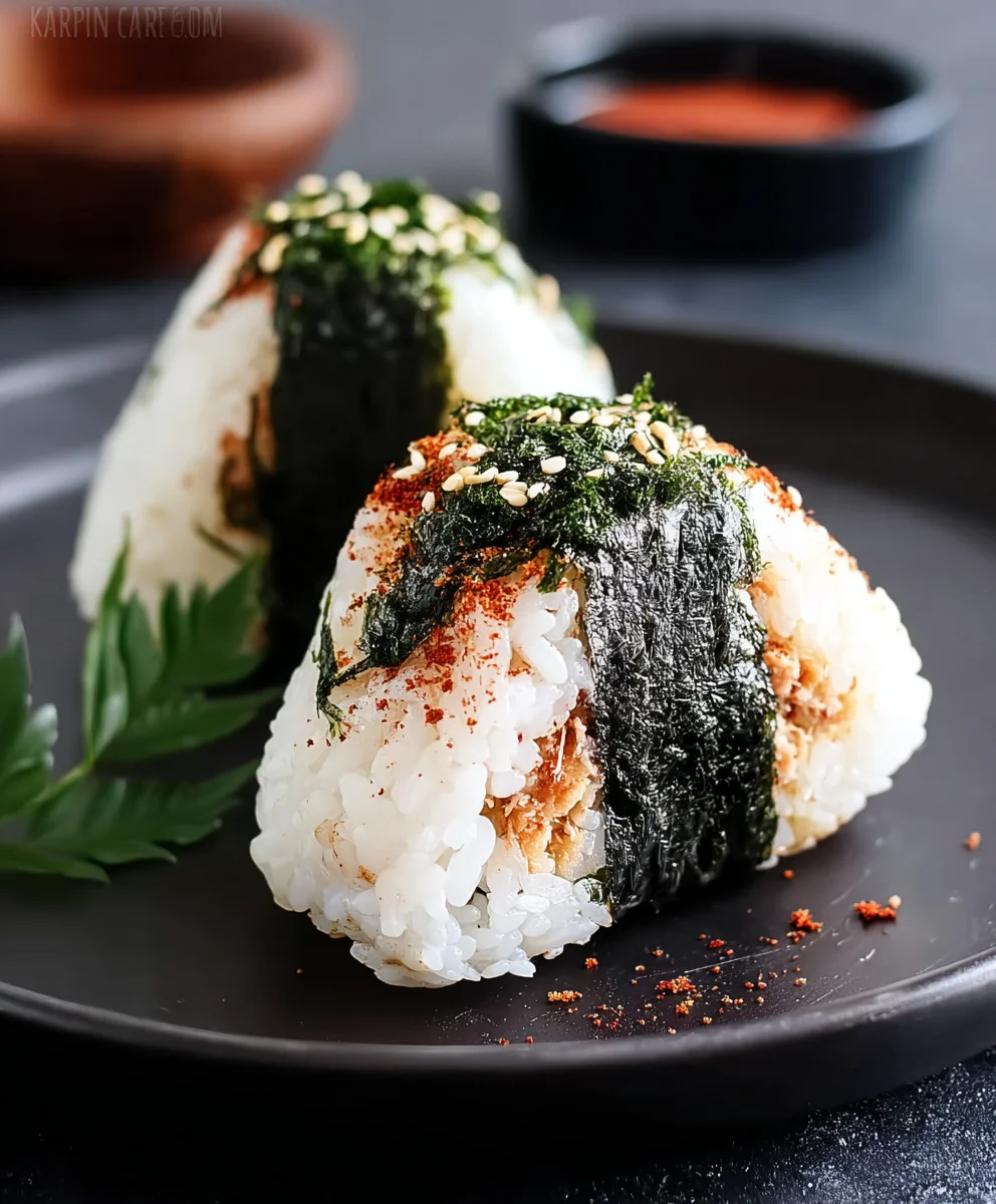 Spicy Tuna Onigiri Recipe-Easy Japanese Rice Balls