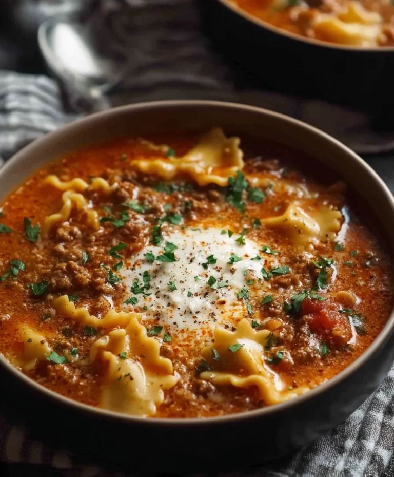 One Pot Lasagna Soup – Easy Comfort Food