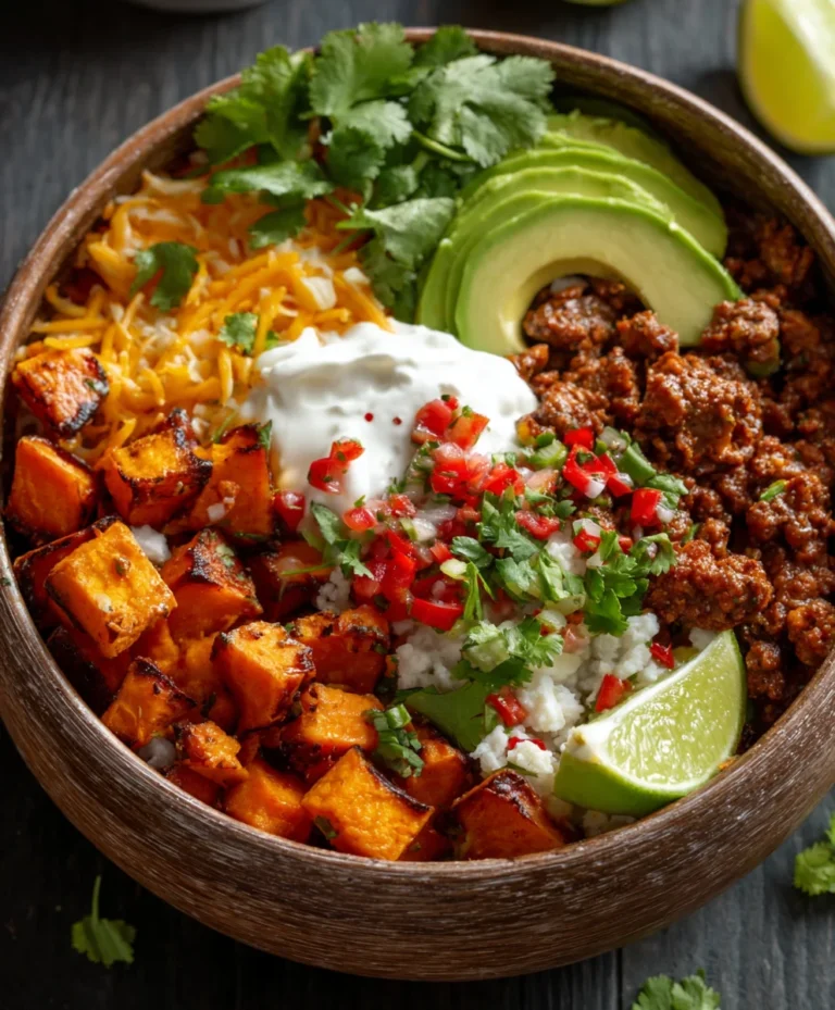 Sweet Potato Taco Bowl Recipe-Easy & Delicious