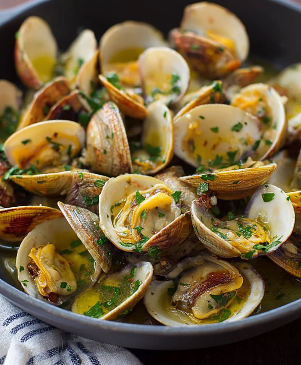 Garlic Butter Sauteed Clams - Easy & Delicious Recipe