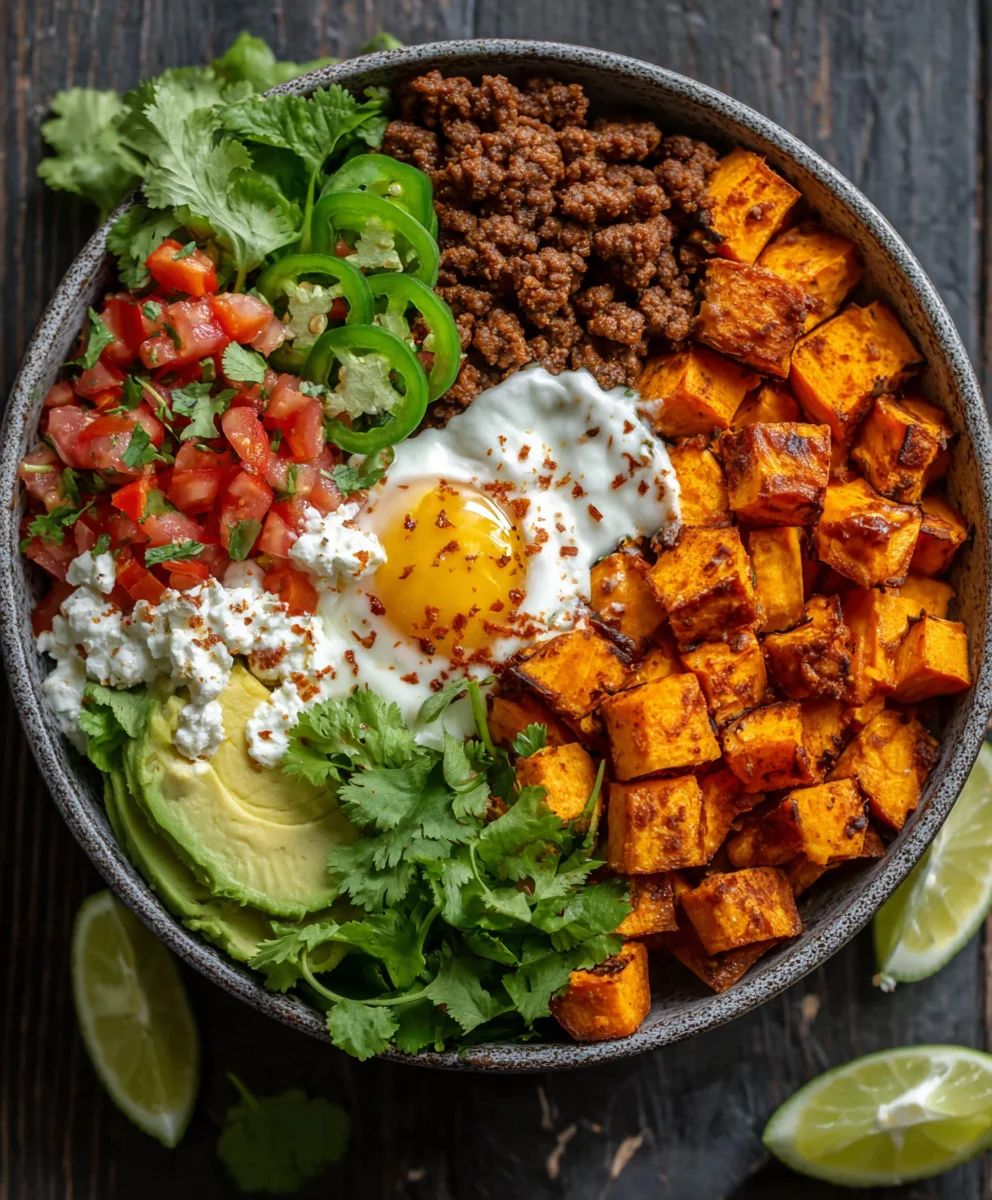 Sweet Potato Taco Bowl Recipe-Easy & Delicious