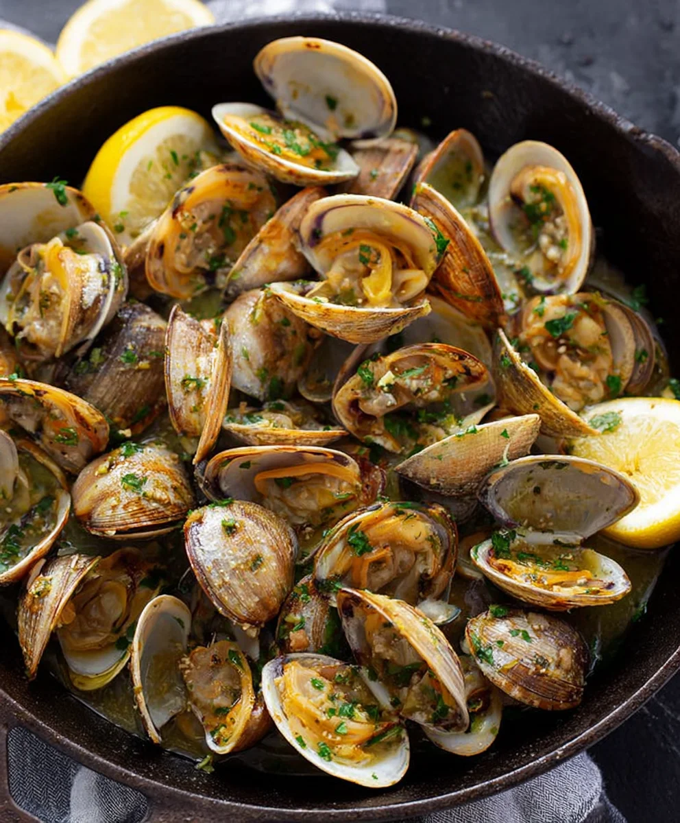 Garlic Butter Sauteed Clams - Easy & Delicious Recipe