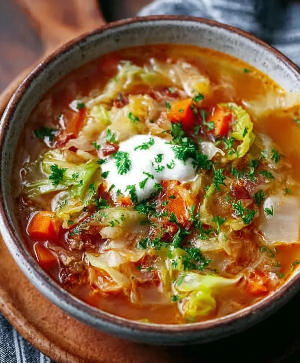 Cabbage Soup for Fat Burning - A Delicious Detox Recipe