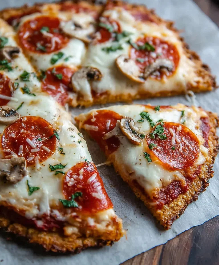Keto Chicken Crust Pizza – Easy Low Carb Recipe
