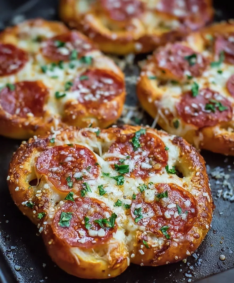 Garlic Butter Beef Beef Pepperoni Pizza Pretzels