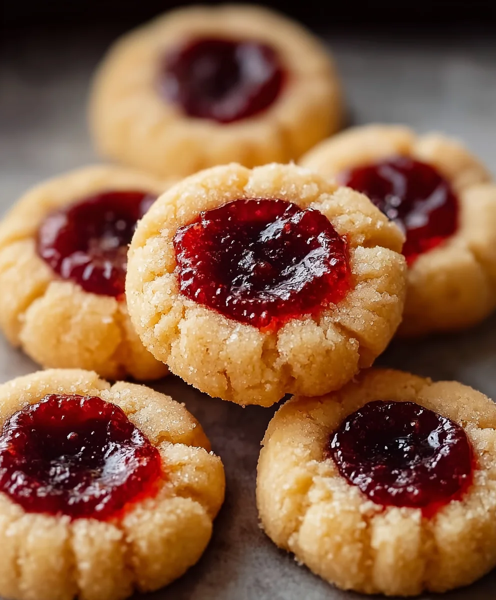 Easy Thumbprint Cookies-Classic Sweet Treats