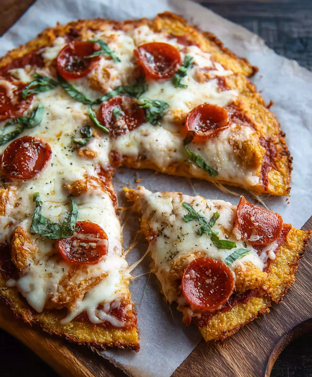 Keto Chicken Crust Pizza - Easy Low Carb Recipe