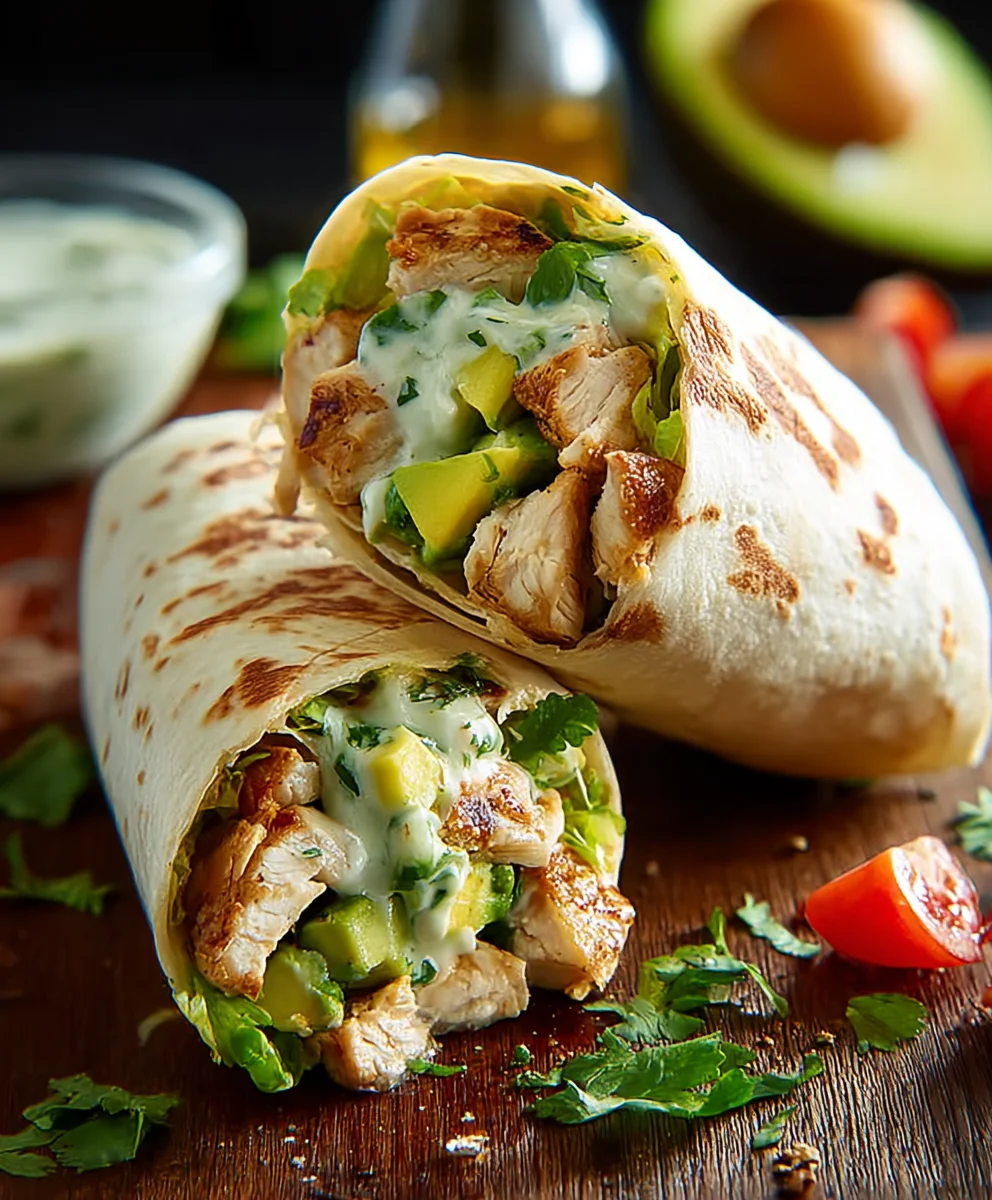 Easy Chicken Avocado Burritos - Minute Meal