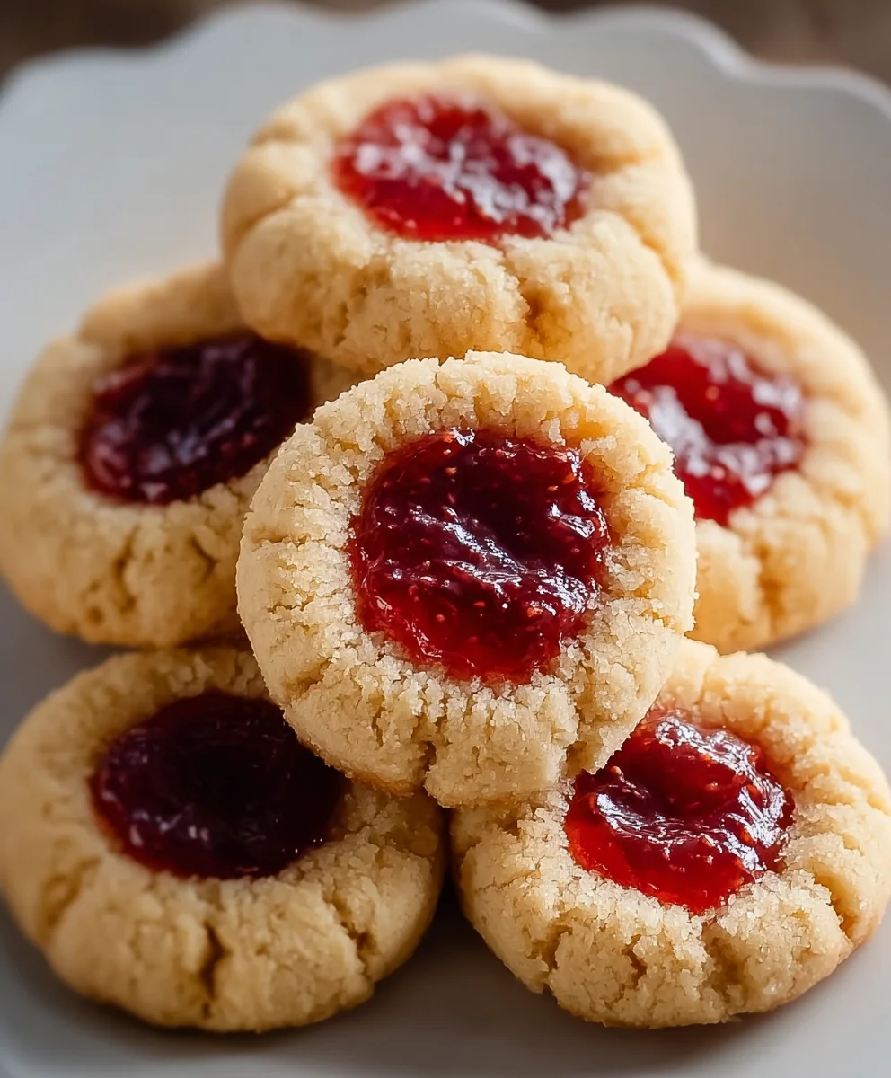 Easy Thumbprint Cookies-Classic Sweet Treats