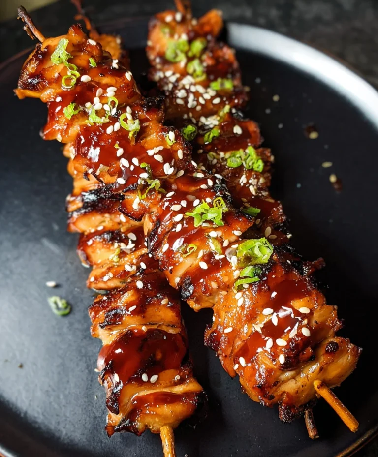 Easy Teriyaki Beef Skewers- Grill or Bake