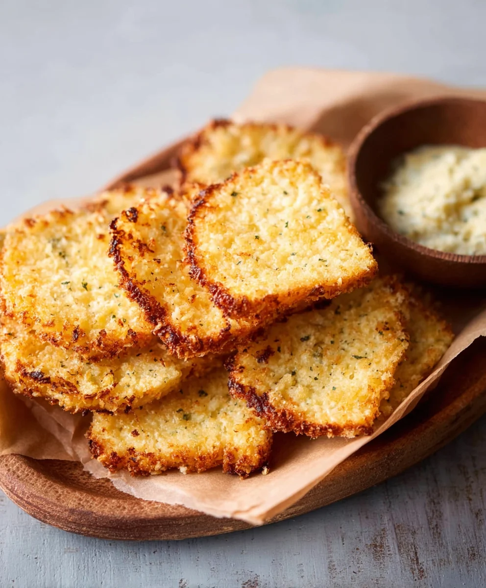 Crispy Cottage Cheese Chips - Easy Healthy Snack