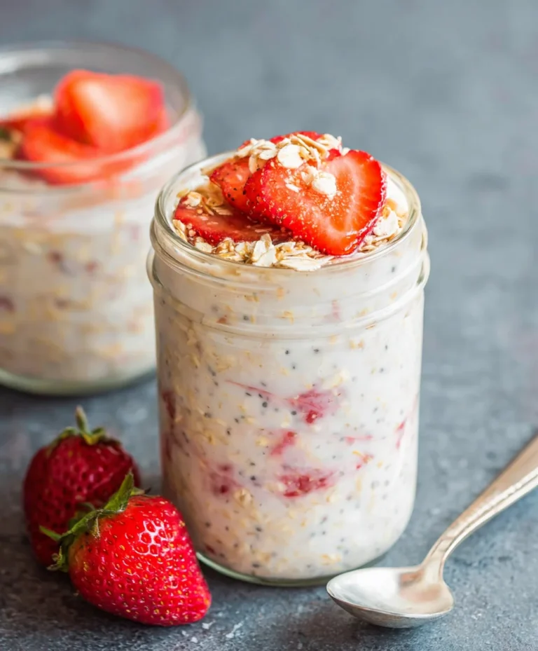 Strawberry Cheesecake Overnight Oats – Easy & Delicious Recipe