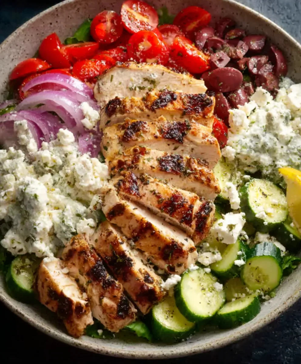 Greek Chicken Bowl Recipe- Easy & Flavorful Dinner